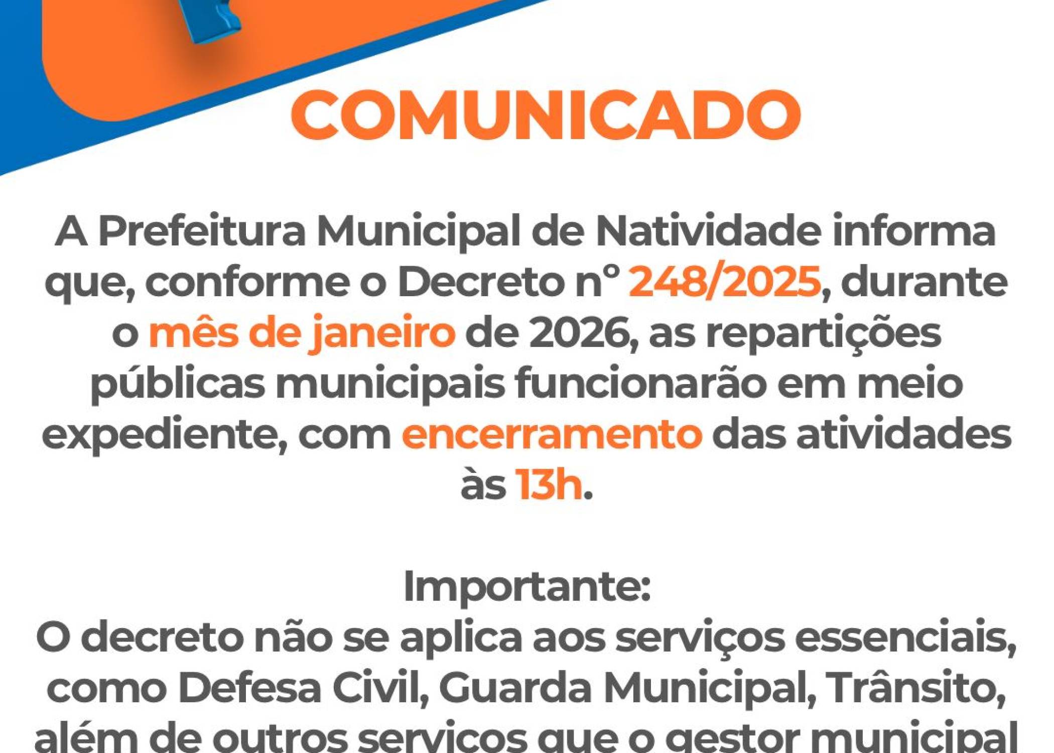 COMUNICADO